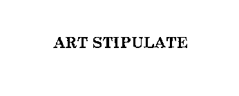 ART STIPULATE