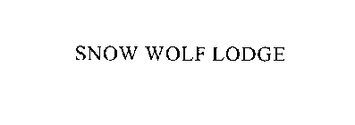 SNOW WOLF LODGE