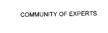 COMMUNITY OF EXPERTS