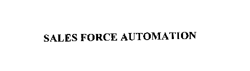 SALES FORCE AUTOMATION