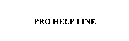 PRO HELP LINE