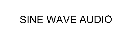 SINE WAVE AUDIO