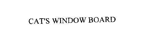 CAT'S WINDOW BOARD