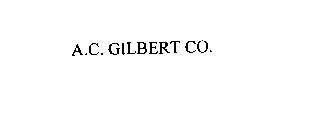A.C. GILBERT CO.