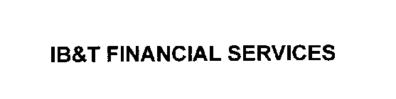 IB&T FINANCIAL SERVICES