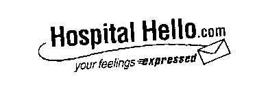 HOSPITAL HELLO.COM YOUR FEELINGS EXPRESSED