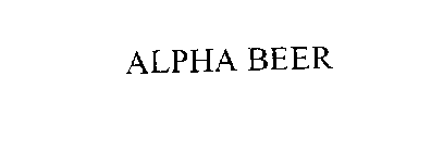 ALPHA BEER