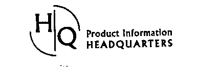 HQ PRODUCT INFORMATION HEADQUARTERS