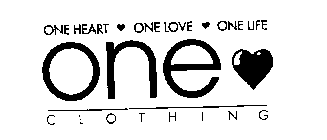 ONE HEART ONE LOVE ONE LIFE ONE CLOTHING