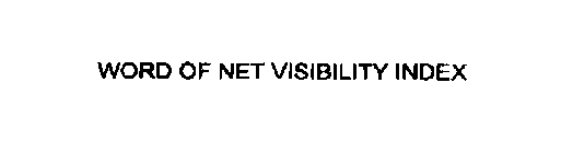 WORD OF NET VISIBILITY INDEX