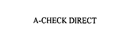 A-CHECK DIRECT
