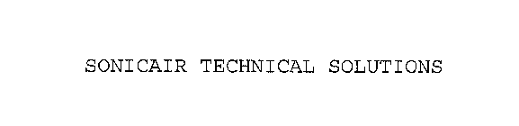 SONICAIR TECHNICAL SOLUTIONS