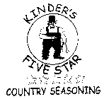 KINDER'S FIVE STAR COUNTRY SEASONING