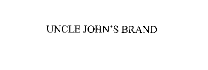 UNCLE JOHN'S BRAND