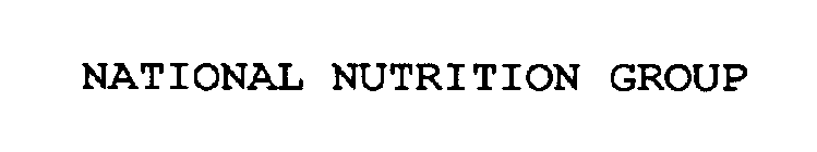 NATIONAL NUTRITION GROUP