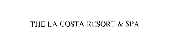 THE LA COSTA RESORT & SPA