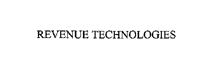 REVENUE TECHNOLOGIES