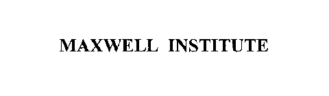 MAXWELL INSTITUTE