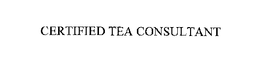 CERTIFIED TEA CONSULTANT