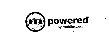 M POWERED BY MOBILESTOP.COM & DESIGN