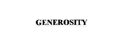 GENEROSITY