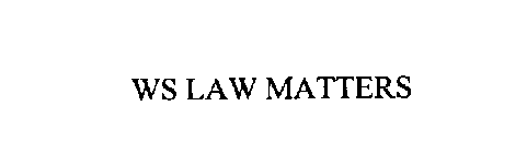 WS LAW MATTERS