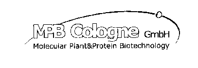 MPB COLOGNE GMBH MOLECULAR PLANT&PROTEIN BIOTECHNOLOGY