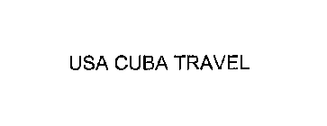USA CUBA TRAVEL