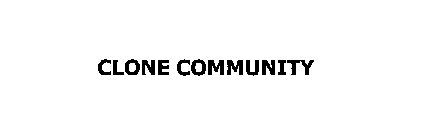 CLONE COMMUNITY