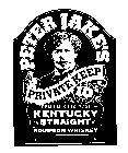 PETER JAKE'S PRIVATE KEEP PREMIUM SOUR MASH KENTUCKY STRAIGHT BOURBON WHISKEY