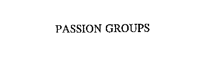 PASSION GROUPS