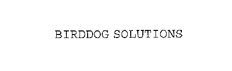 BIRDDOG SOLUTIONS