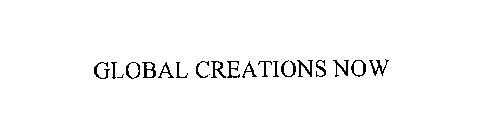 GLOBAL CREATIONS NOW
