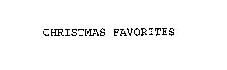 CHRISTMAS FAVORITES