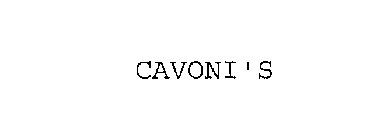 CAVONI'S