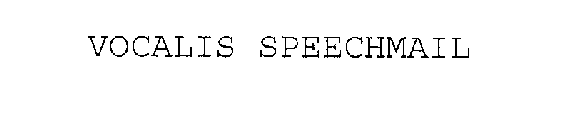 VOCALIS SPEECHMAIL