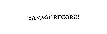 SAVAGE RECORDS