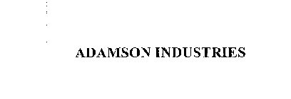 ADAMSON INDUSTRIES