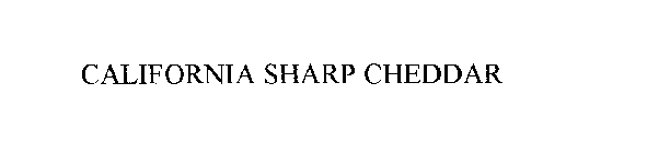 CALIFORNIA SHARP CHEDDAR