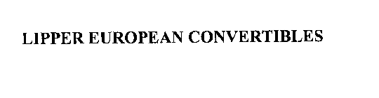 LIPPER EUROPEAN CONVERTIBLES
