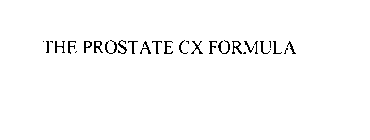 THE PROSTATE CX FORMULA