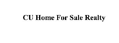 CU HOME FOR SALE REALTY
