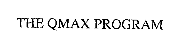 THE QMAX PROGRAM