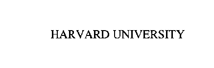 HARVARD UNIVERSITY