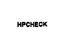 HPCHECK