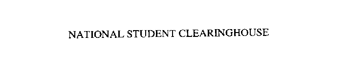 NATIONAL STUDENT CLEARINGHOUSE
