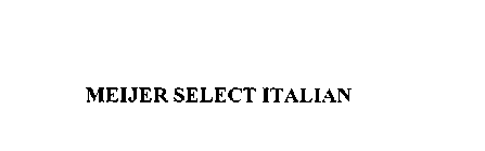 MEIJER SELECT ITALIAN