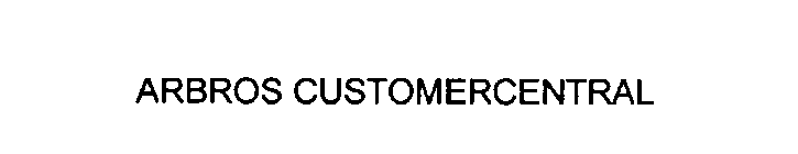 ARBROS CUSTOMERCENTRAL