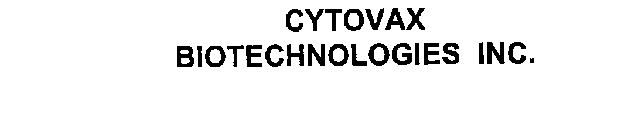 CYTOVAX BIOTECHNOLOGIES INC.