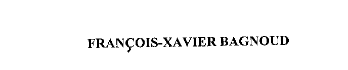 FRANCOIS-XAVIER BAGNOUD
